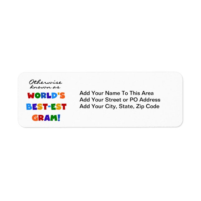 Otherwise Known as World's Best-est Gram Gifts (Front)