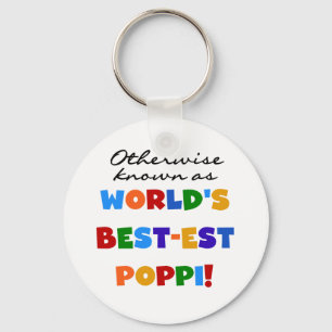 Otherwise Known Best-est Poppi T-shirts and Gifts Keychain