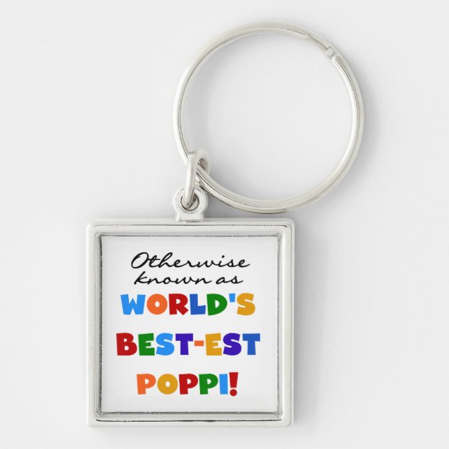 Otherwise Known Best-est Poppi T-shirts and Gifts Keychain (Front)