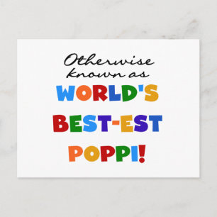 Otherwise Known Best-est Poppi T-shirts and Gifts Postcard
