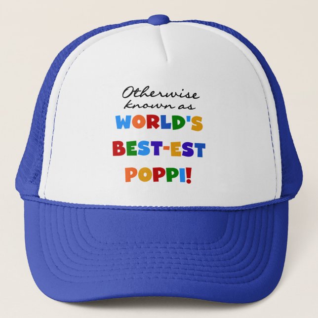 Otherwise Known Best-est Poppi T-shirts and Gifts Trucker Hat (Front)
