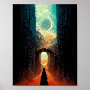 Otherworld Gate Fantasy Art Poster