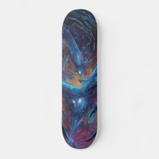 Otherworldly Creature: Surreal Skateboard Design