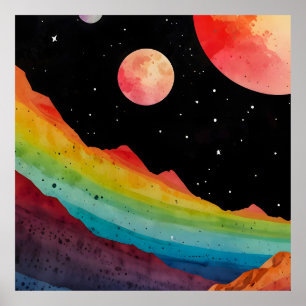 Otherworldly Spectrum Poster