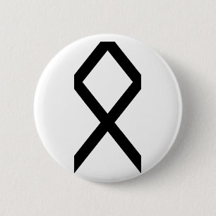 OTHILA RUNE 2 INCH ROUND BUTTON