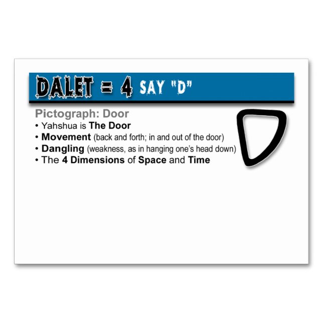 Otiot Flash Cards: 4 of 22 (Back)