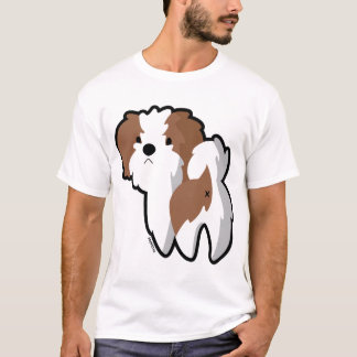 Otis ce T-shirt de rayure de Shih Tzu