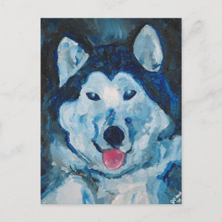 Otis en carte postale bleue