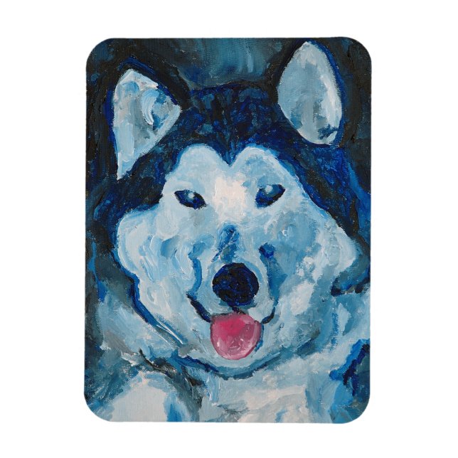 Otis in Blue Magnet (Vertical)