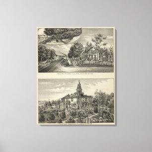 Otis Price Villa, Kansas Canvas Print