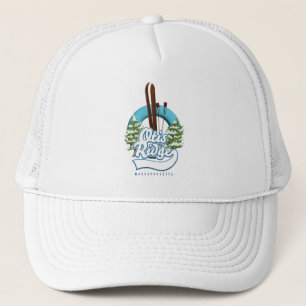 Otis Ridge Massachusetts ski logo T-Shirt Trucker Hat