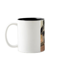 otis the pug on a mug
