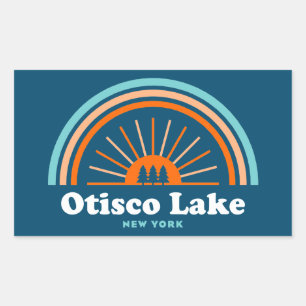 Otisco Lake New York Rainbow Sticker