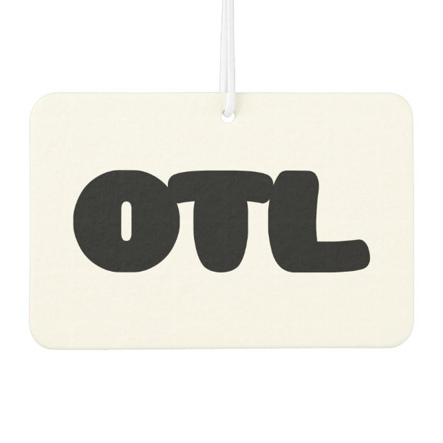 OTL Emoticon ~ Korean Slang Air Freshener (Front)