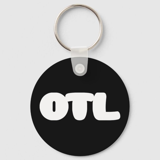 OTL Emoticon ~ Korean Slang Keychain (Front)