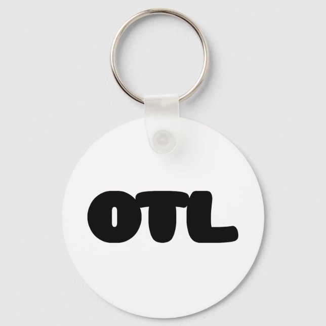 OTL Emoticon ~ Korean Slang Keychain (Front)