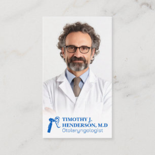 Otolaryngologist ENT Doctor Business Card