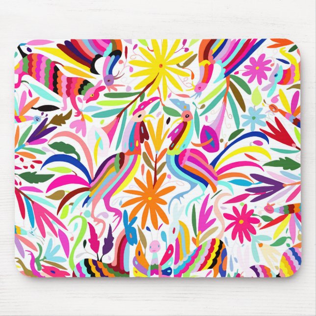 Otomi Mouse Pad, Pink/Pinks Mouse Pad (Front)