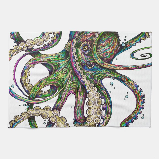 Otopsychedelia.png Kitchen Towel (Horizontal)