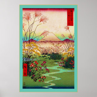 Otsuki Fields ~ Vintage Japanese Poster