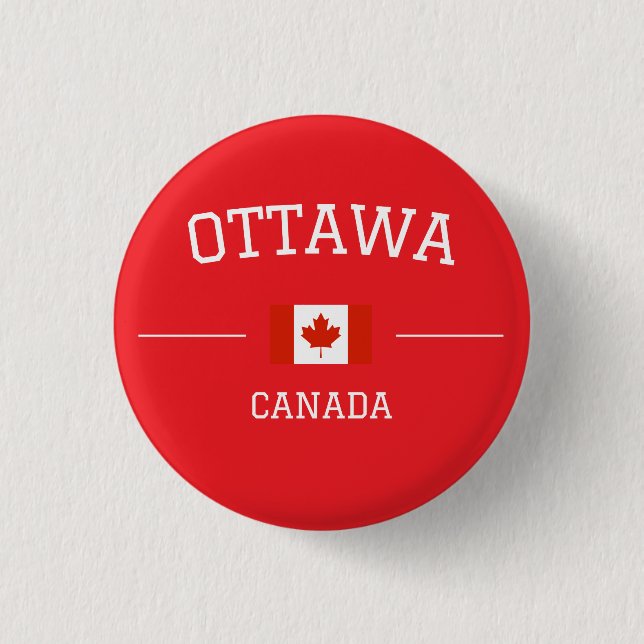 Ottawa 1 Inch Round Button (Front)