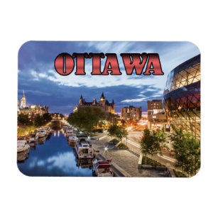 Ottawa at dusk magnet