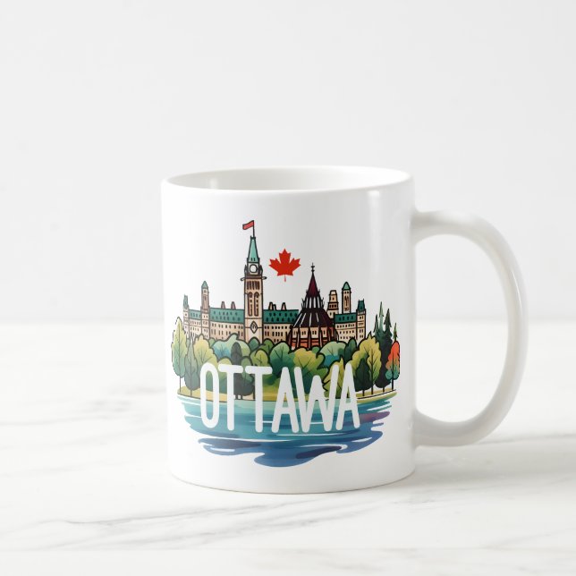 Ottawa Canada  Coffee Mug (Right)