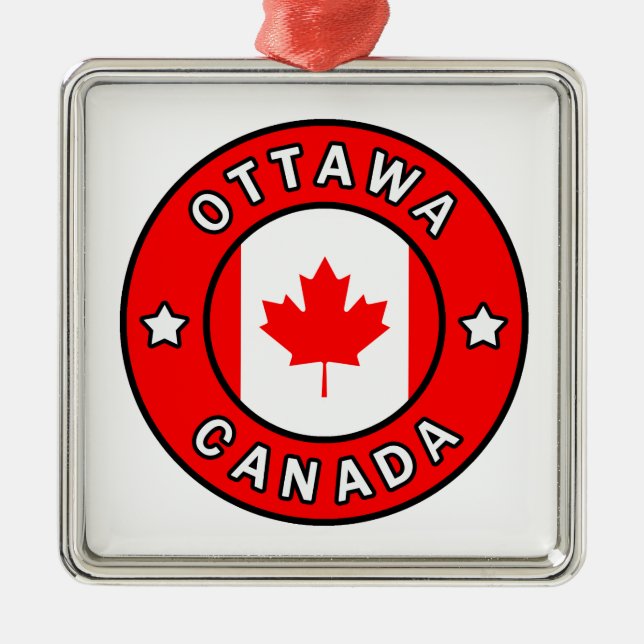 Ottawa Canada Metal Ornament (Front)