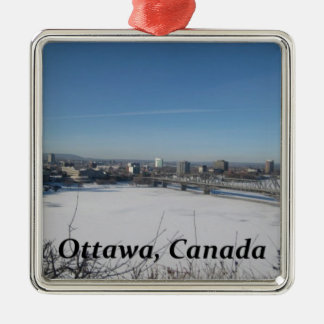Ottawa Canada Metal Ornament