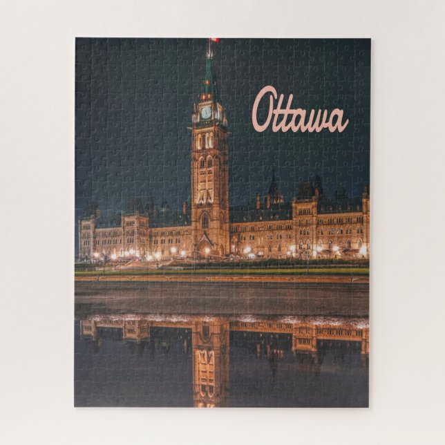 Ottawa Canada Ontario Parliament Hill Jigsaw Puzzle (Vertical)
