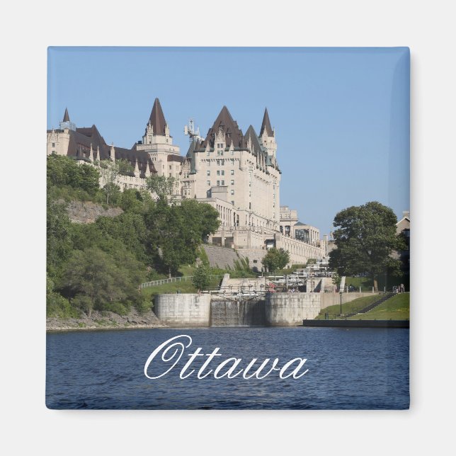 Ottawa, Canada, Rideau Canal Magnet (Front)