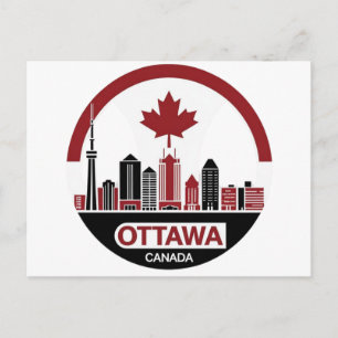 Ottawa Canada Skyline Postcard