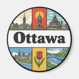 Ottawa Canada Travel Magnet