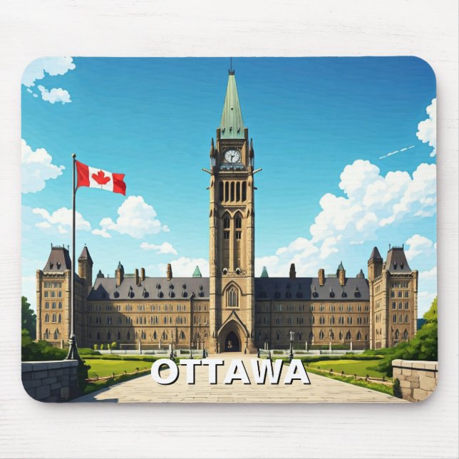 Ottawa Canada Travel Mouse Pad (Front)