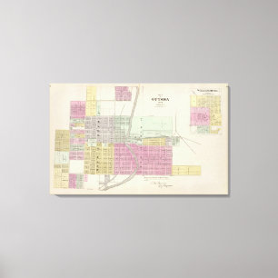 Ottawa City and Williamsburg, Kansas Canvas Print