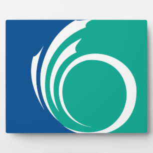 Ottawa City Flag on Plaque