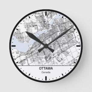 Ottawa Clock City Line Art