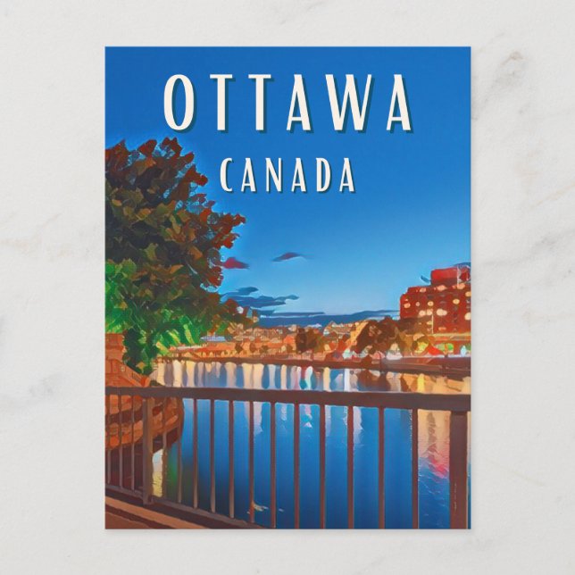Ottawa: Dynamic Capital of Canada Postcard (Front)