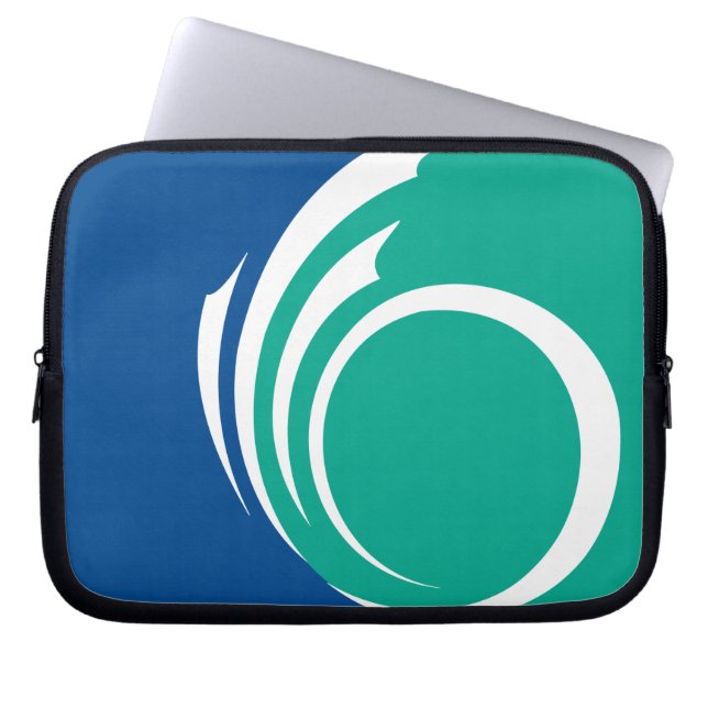 Ottawa Flag on Laptop Sleeve (Front)