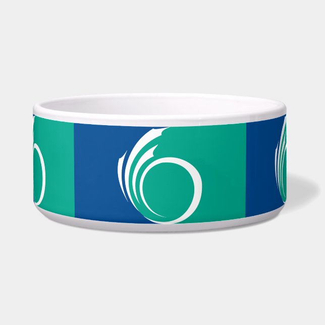 Ottawa Flag Pet Bowl (Front)