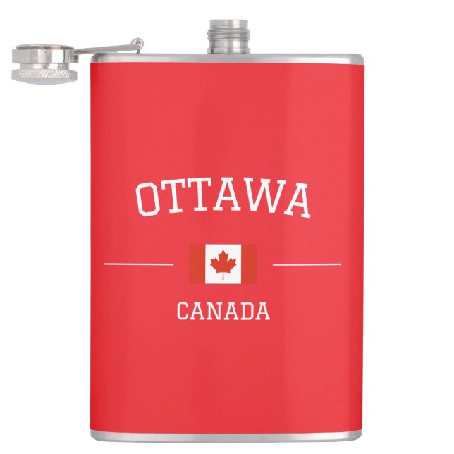 Ottawa Hip Flask (Opened)