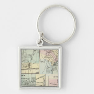 Ottawa, LaSalle, Galena, Jonesboro and Sparta Keychain