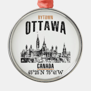 Ottawa Metal Ornament