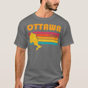 Ottawa Ontario Canada Vintage Distressed Souvenir T-Shirt
