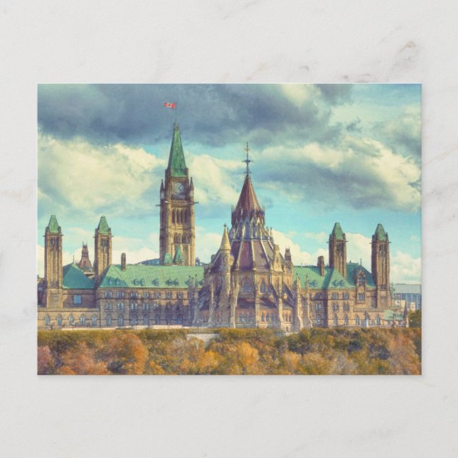 Ottawa Parlement Hill Ontario Canada Carte postale (Devant)