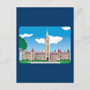 Ottawa Parliament Building Postcard