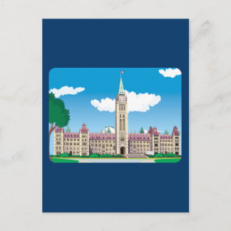 Ottawa Parliament Building Postcard