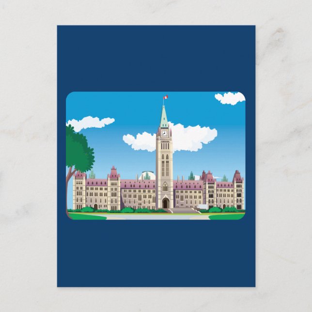 Ottawa Parliament Building Postcard (Front)