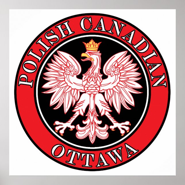 Ottawa Polish Canadian Eagle Poster (Front)