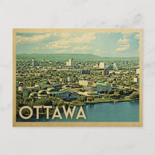 Ottawa Postcard Canada Vintage Travel